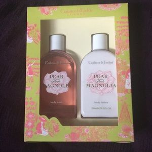 Pear and Pink Magnolia Body Wash and Lotion
